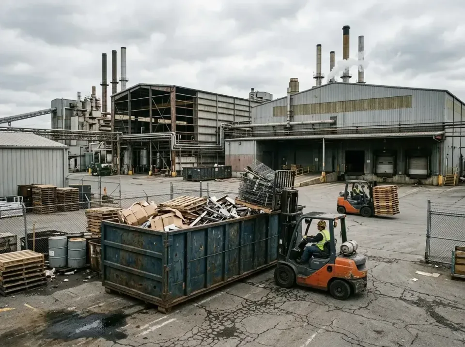 industrial-factory-scrap-conta-003 — frequently asked questions, Cheap Roll-off Dumpster Rentals in Romeoville, IL